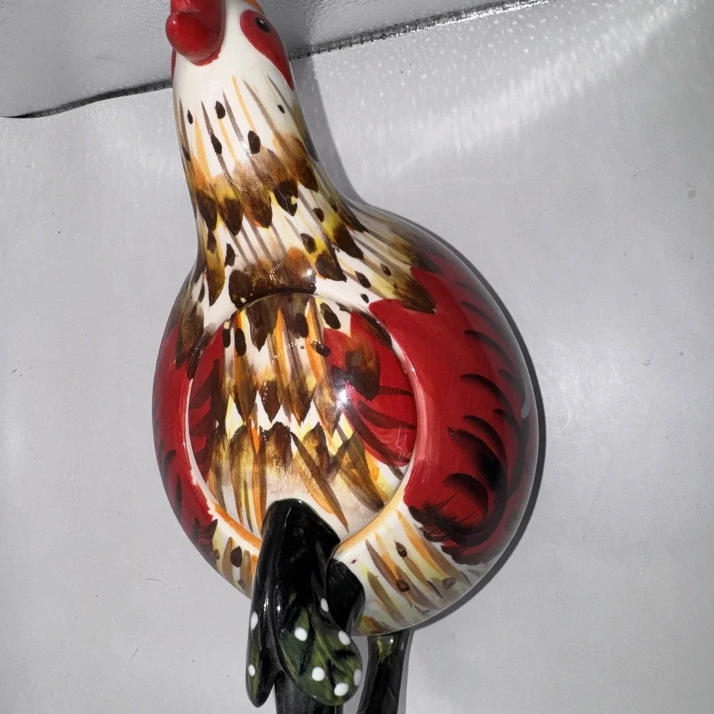 RARE & UNIQUE‎ Ceramic Rooster Teapot Excellent Condition Used As Display Ranger
